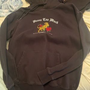 Mens black hoodie